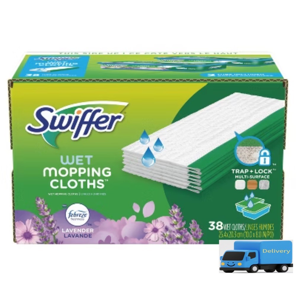 Swiffer Sweeper Wet Mopping Cloth - Lavender - 38ct