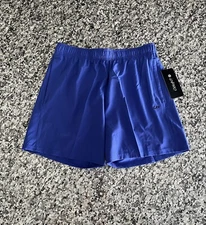 Mens Training Gym Shorts Med 30 7” Inseam Purple Unipro Quick Dry Lightweight