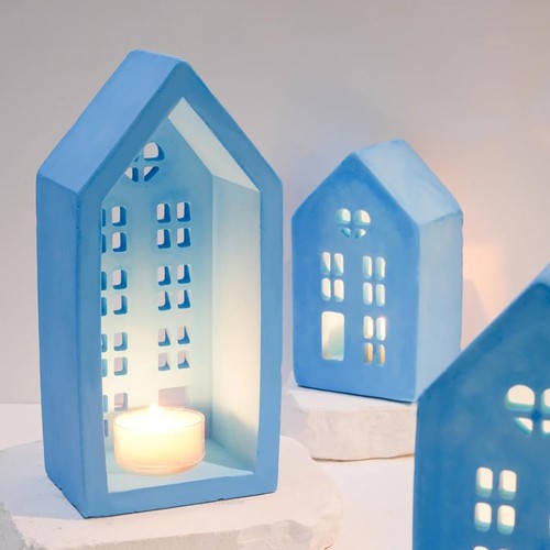 Silicone House Shaped Molds Moulds For Casting Epoxy Resin Casting Candle Molds