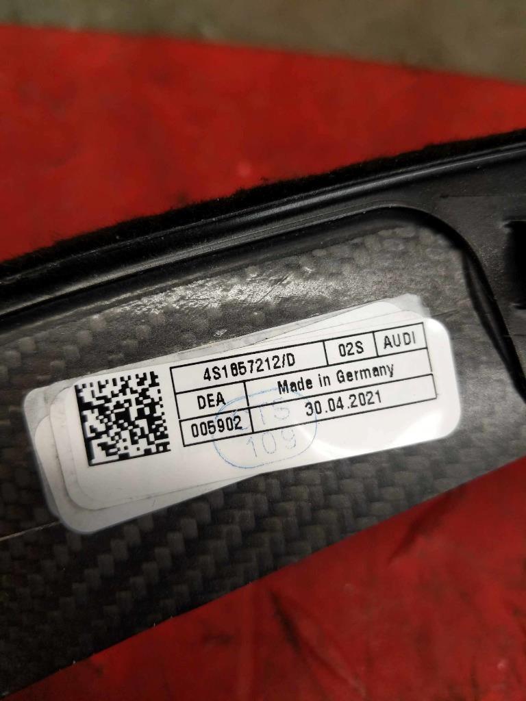 2017-2022 Audi R8 - OEM Carbon Fiber Trim Pieces Vent Console Cluster Dash 5K Mi