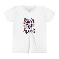 Sweet and Spook Halloween Youth Short Sleeve Tee