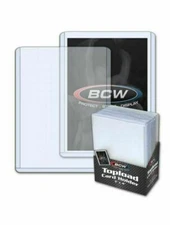 25 BCW Toploaders Rigid Sports Card Holders FREE SHIPPING (1 pack of 25) 🌟
