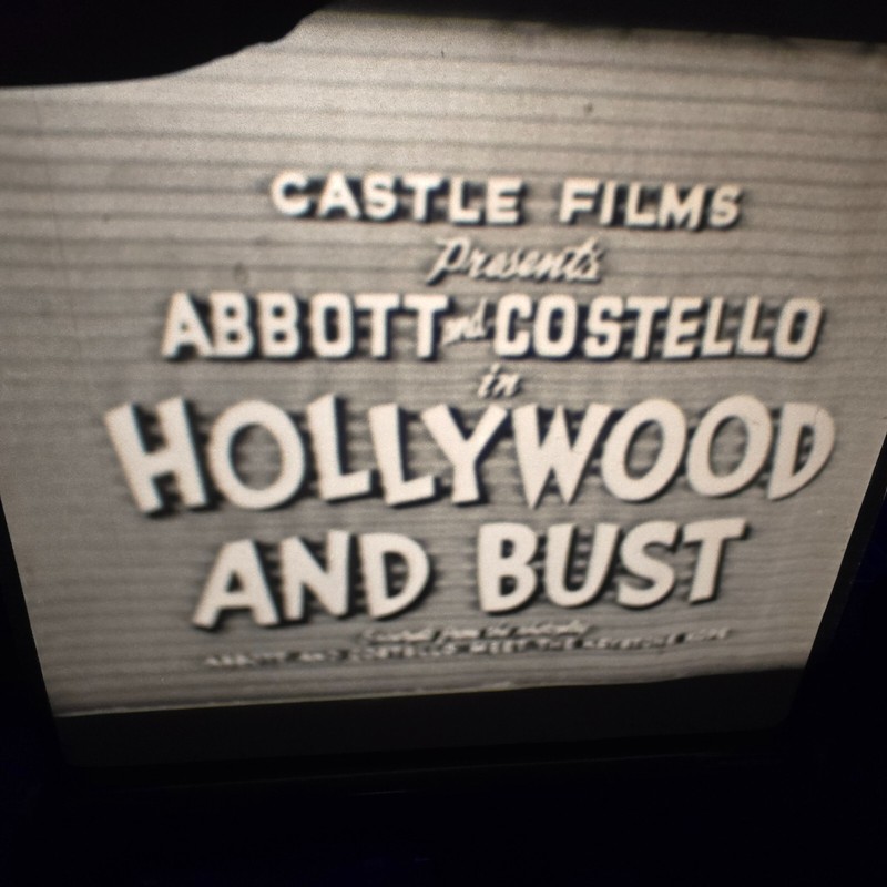 Hollywood and Bust - Super 8mm b&w/sound film -  Abbott and Costello