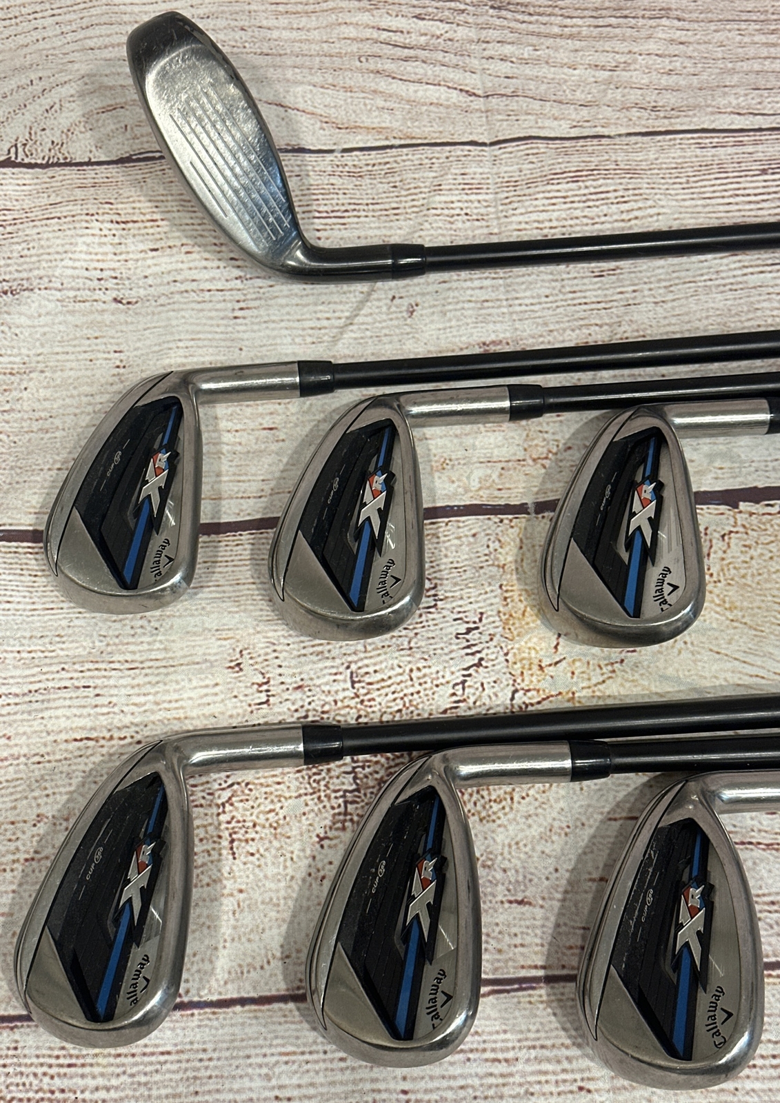 Callaway XR OS Iron Set 5PW+4H Fubuki Regular Flex Graphite RH Winn