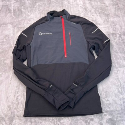 Coros Half Zip Sweatshirt Kiprun Mens Medium Black Running