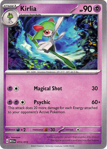 Pokemon Card - McDonalds 2023 Promo 015/015 - KIRLIA - NM Pokemon Card - McDonalds 2023 Promo 015/015 - KIRLIA - NM