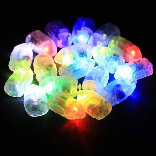 UP 100PCS LED Balloon Lamp Lights Glow Wedding Birthday Christmas Party Carnival - Picture 5 of 24