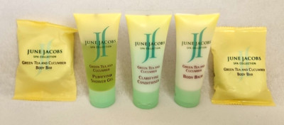 JUNE JACOBS 5 Spa Collection Green Tea and Cucumber 36 ml Each  **READ**