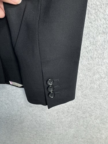 Blazer Banana Republic 96% lana vergine nero elasticizzato taglia 6 Italia vestibilità classica - Foto 6 di 23