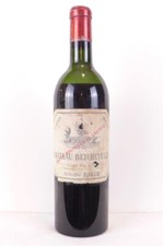 saint-julien château beychevelle grand cru classé (capsule abîmée) rouge 1957