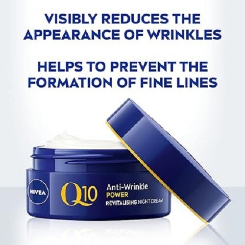 NIVEA Q10 Anti-Wrinkle Power Firming Night Cream (50ml) - Picture 2 of 7