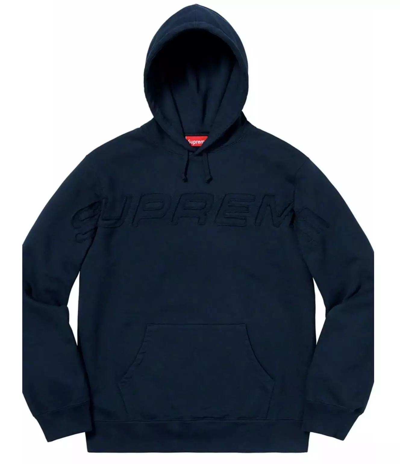 supreme   ensemble sweat à capuche logo   neuf   taille xl   marine