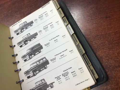 Original 1960 Chevrolet LKW Datenbuch Katalog für Chevy Salesmen C-10 C-20 C30 - Bild 4 von 24