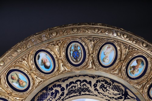 Imperialer Mitteltisch, Rahmen und obere Halterung aus Porzellan mit Bronze im S - Picture 10 of 21