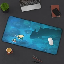 Snorlax Pokemon Anime Desk Mat Gaming Mousepad