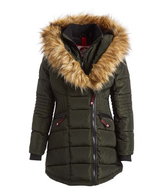 canada weather gear long puffer coat