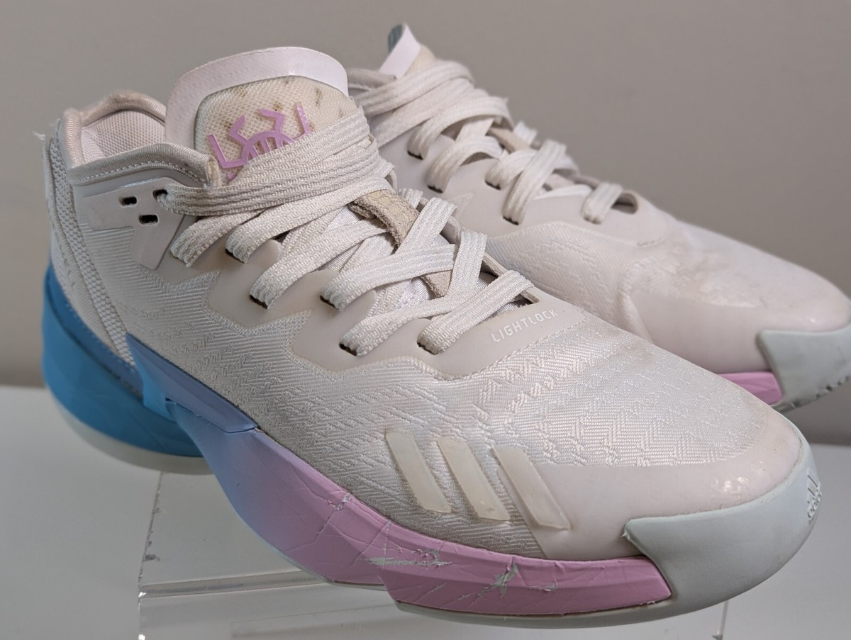 adidas D.O.N. Issue Basketball Shoes White Men's Size 6.5 sneakers