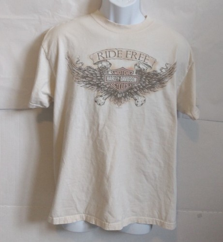 HARLEY DAVIDSON 2009 T Shirt Men's Large Ride Free Arbor Vitae Wisconsin 2 Sided - Picture 2 of 8