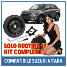 ✅ Ersatzrad-Kit 17 Zoll 5-Loch für Suzuki Vitara, Stahl, Schwarz 5x114,3