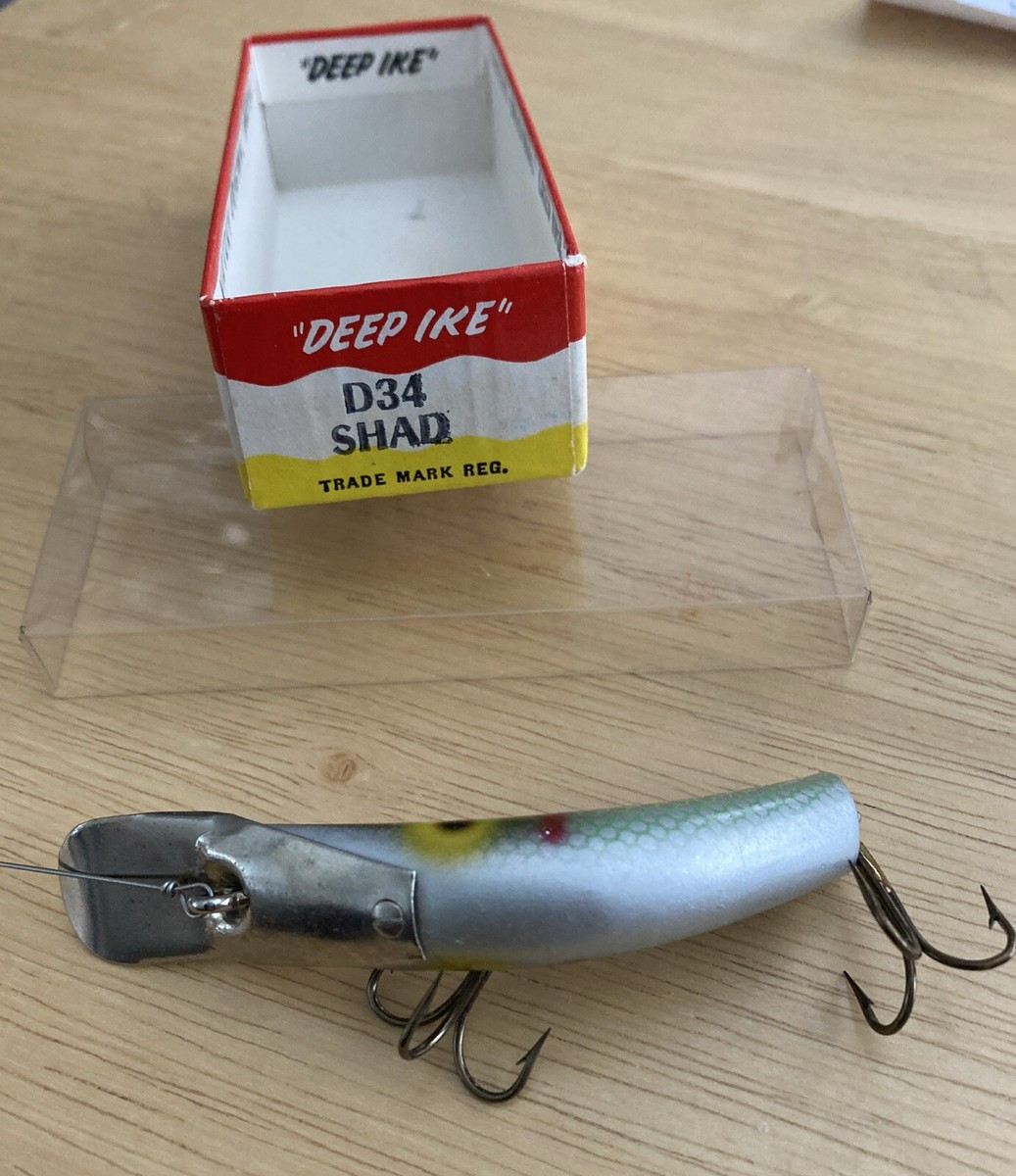 Vintage Kautzky DEEP IKE lure D34 - Shad w BOX | eBay