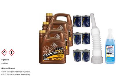 15L PEMCO iDRIVE 050 Motoröl API CH-4 SAE 50 API CH-4 Additiv Auslaufschlauch