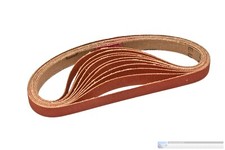 Schleifbänder 10x330mm - KÖRNUNG FREI WÄHLBAR 40 60 80 120 180 - flexOvit MX240