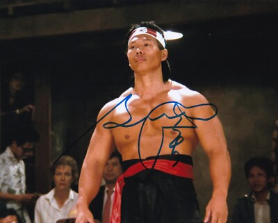 BOLO YEUNG signed Autogramm 20x25cm BLOODSPORT in Person autograph ACOA