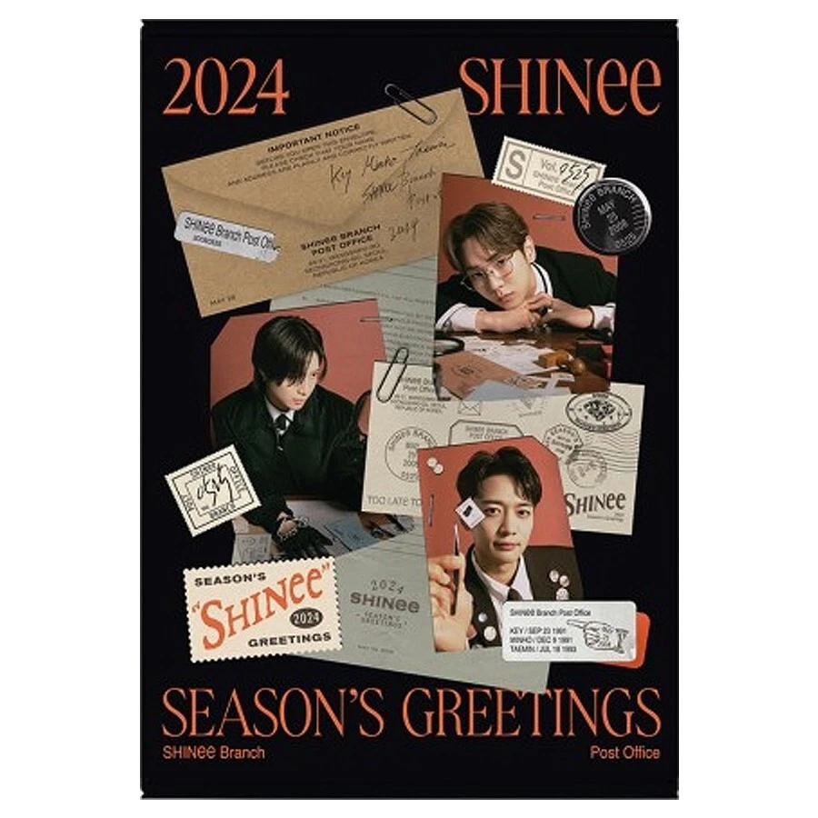 SHINEE 2024 SEASON'S GREETINGS /Calendar+Diary+Poster+Photo+Card+