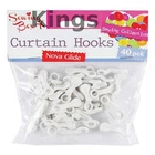 NOVA TRACKED GLIDER CURTAIN HOOKS WHITE RAIL GLIDE 1 5 20 40 80 Slide