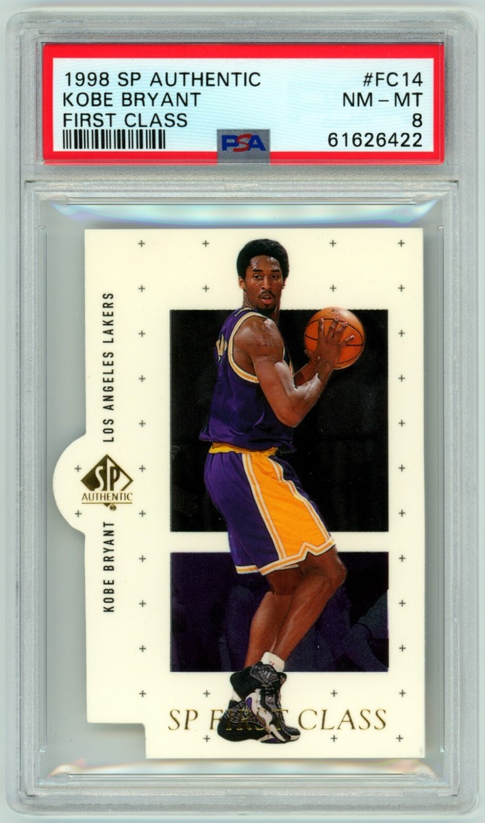1998 SP Authentic #FC14 Kobe Bryant First Class PSA 8 NM-Mint Los