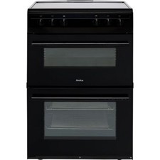 Image of Amica AFC6520BL 60cm Free Standing Electric Cooker with Ceramic Hob Black A/A
