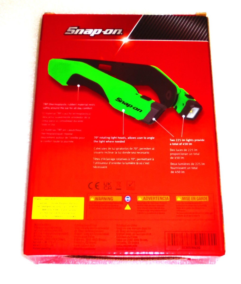 スナップオン ECHDD012 グリーン ライト Snap-on Neck Light with