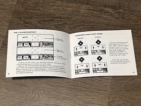 Folleto manual de instrucciones Top Gun Second Mission solo Nintendo Nes aut&eacute;ntico