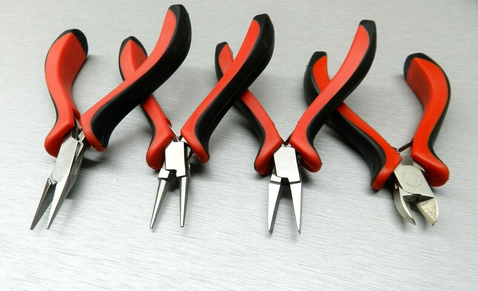 4 Piece Jewelers Pliers Set Wire Working Hobby Crafts Tools Jewelry Pliers.