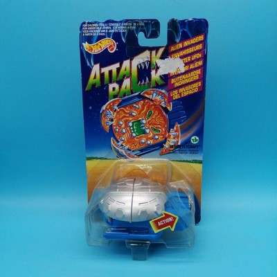 HOT WHEELS ATTACK PACK ALIEN INVADERS VENUS FLYCRAFT MATTEL