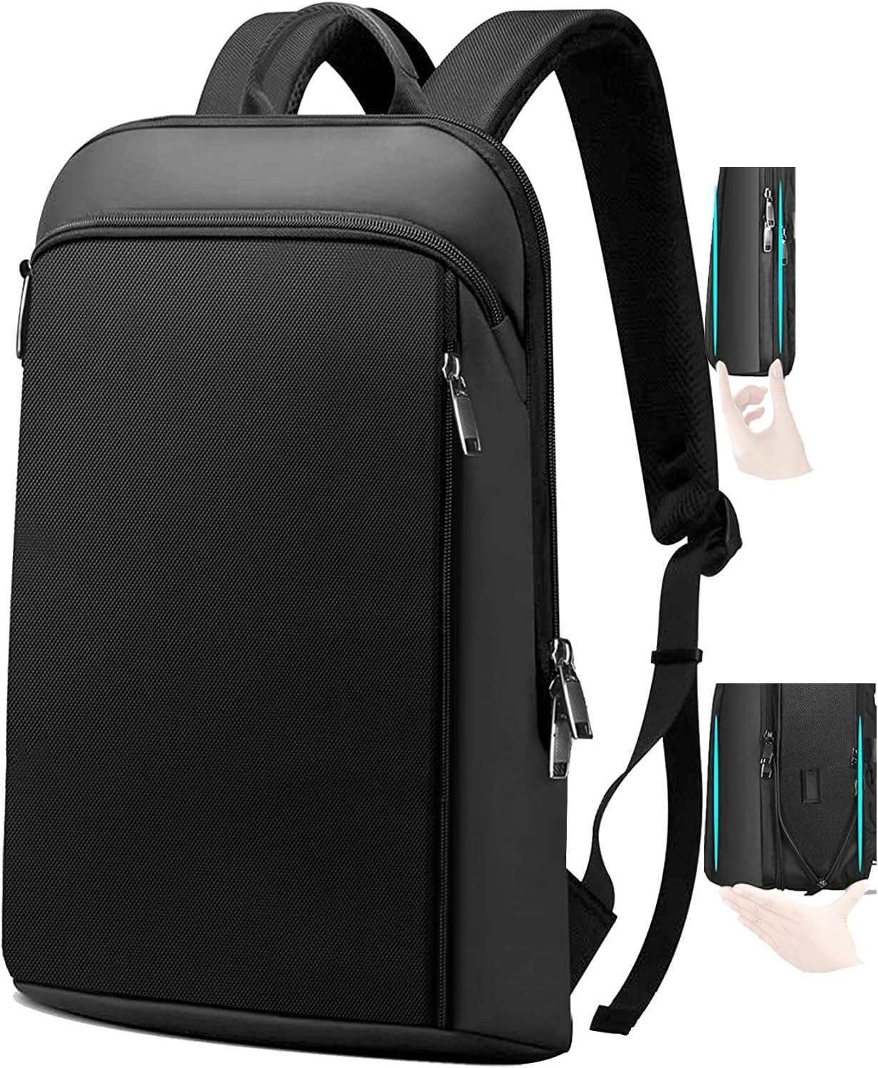 Slim and Expandable 15 15.6 16 Inch Laptop Backpack Anti The