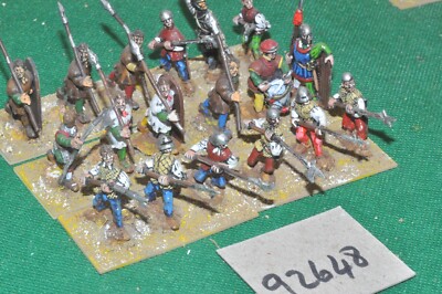 28mm renaissance / tudor - spear 18 figs - inf (92648)
