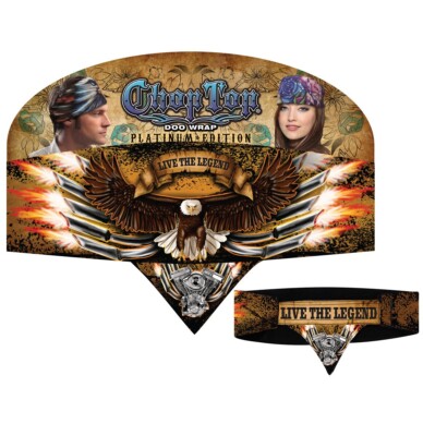 Live the Legend USA American Eagle Chop Top Bandanna Headwrap Sweatband Headband