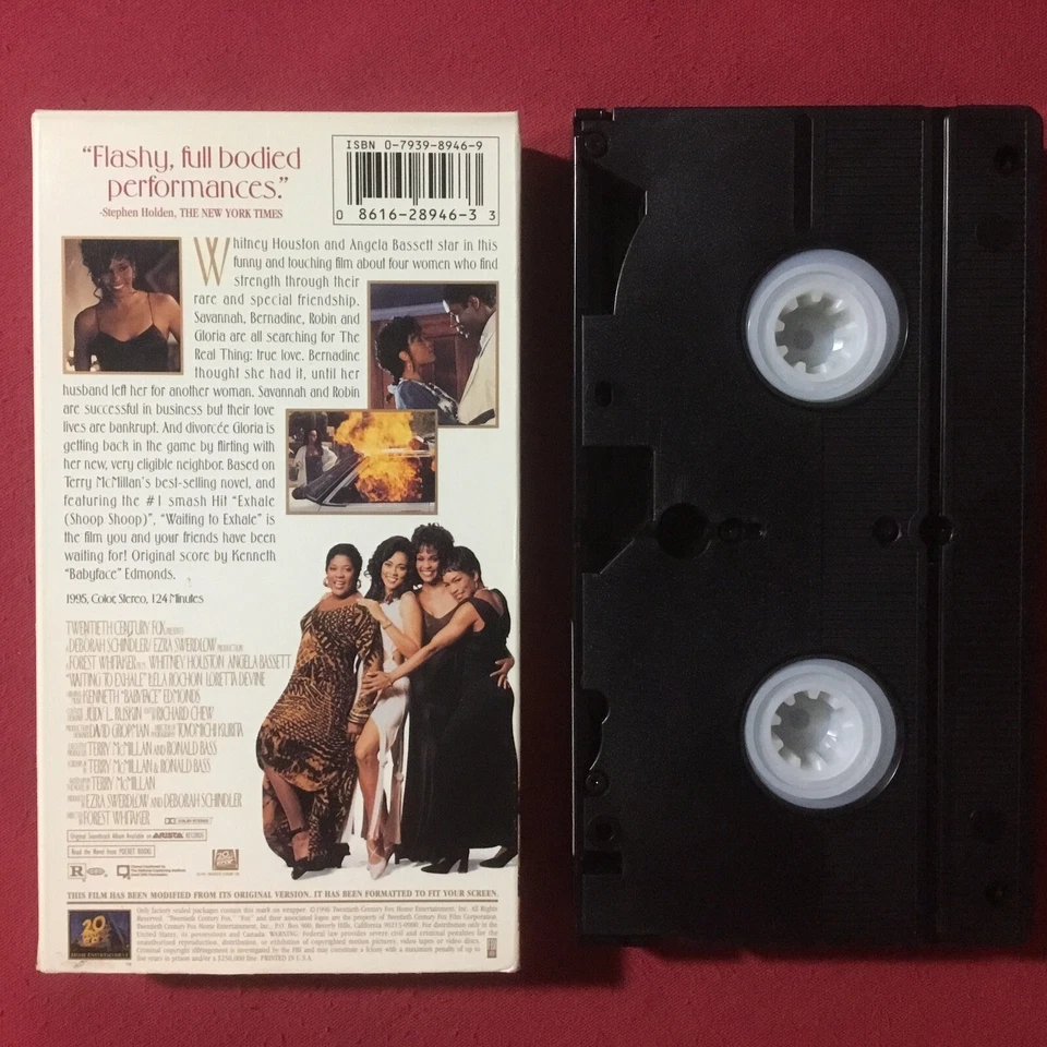 Waiting To Exhale (VHS Tape) Whitney Houston, Angela Bassett - Image 2 of 2