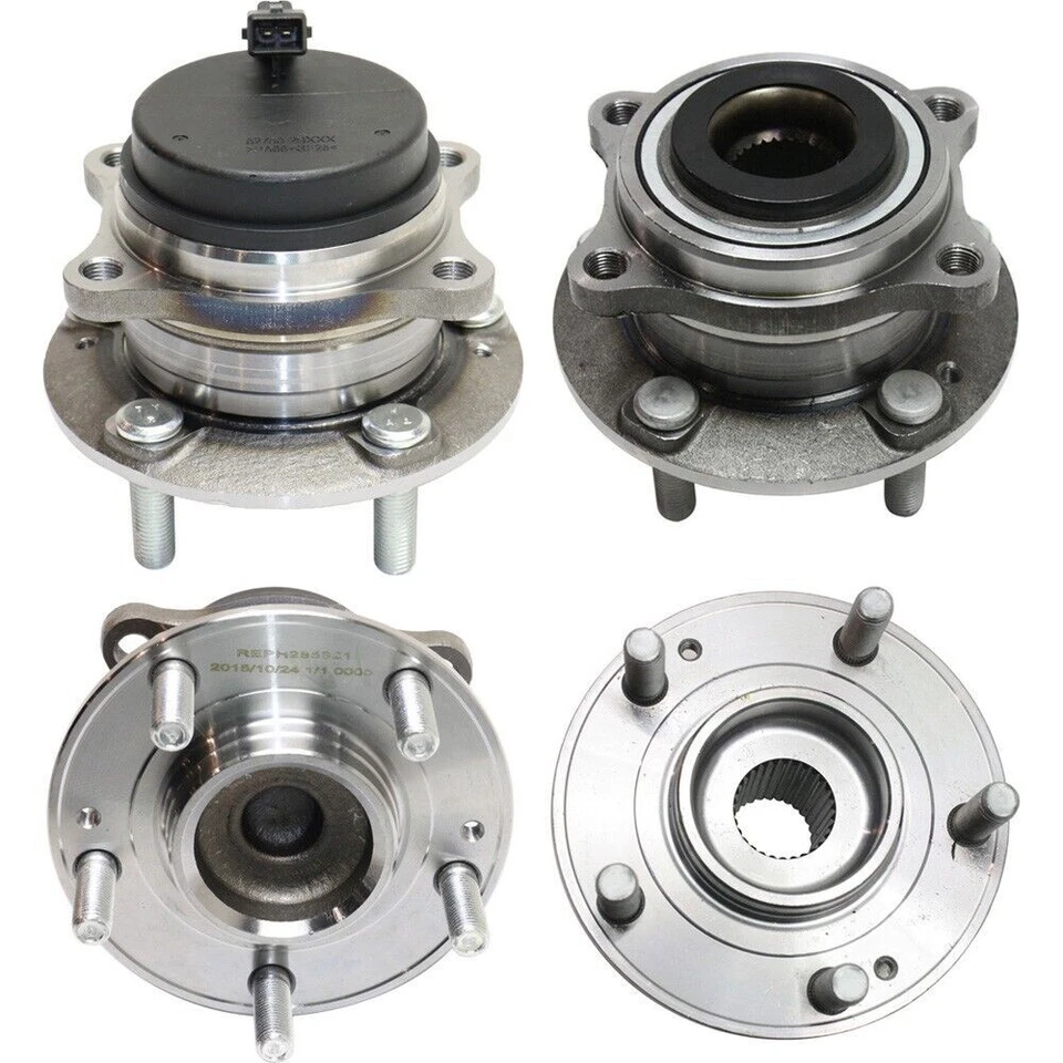2X Front & Rear Wheel Hub Bearing For 2009-2012 Hyundai Veracruz GL SE GLS - Image 2 of 4