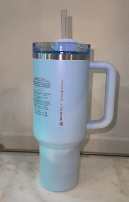 Starbucks x Stanley Baby Blue Spring 40 Oz Tumbler New | eBay