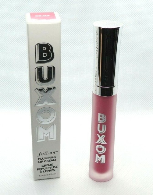 Buxom Cosmetics FullOn Plumping Lip Cream, Rose Julep , NIB, Full size