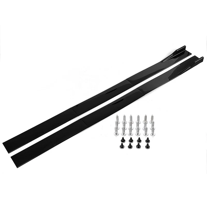 78.7" Side Skirts Rocker Panel Splitter For BMW E90 E92 E93 325i 335i 320i 328i - Image 3 of 4
