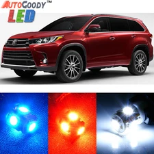 13 x Premium Xenon White LED Lights Interior Package for Toyota Highlander +Tool