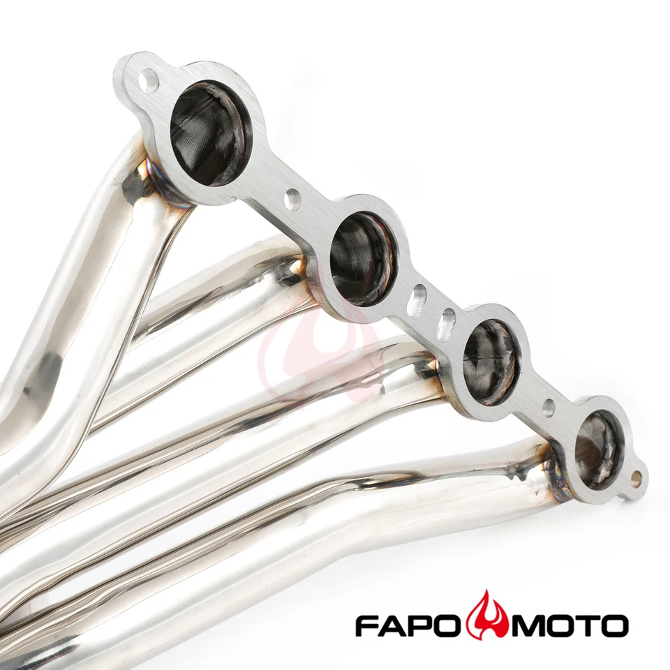 Cabezal de tubo largo intercambiable FAPO LS 1-3/4" para Chevy GMC C10 C1500 LS1 LS2 LS3 LS6 LS7 Foto 3 de 4