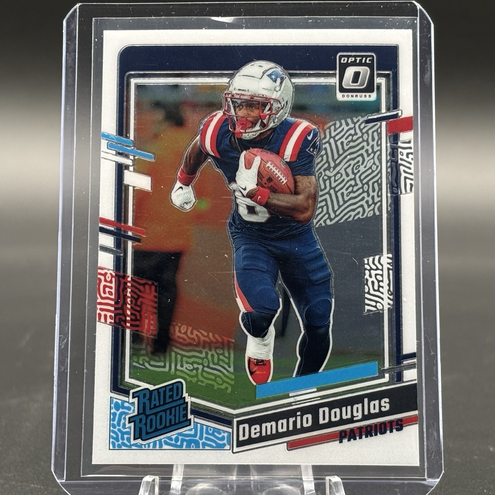 2023 Panini Donruss Optic Demario Douglas #300 Holo Prizm Rated Rookie