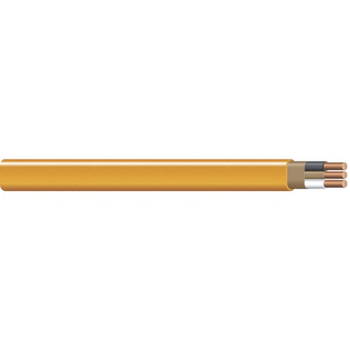 ROMEX 28829055 Nonmetallic Cbl,2 w/Gnd,10AWG,Org,250ft 4WZT8