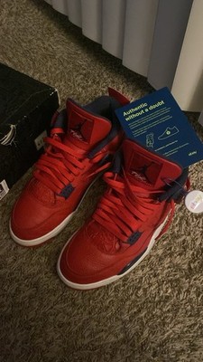 Nike Air Jordan 4 Retro FIBA Size 13 Red CI1184-617 Authentic