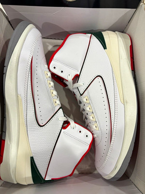 Jordan Air Jordan 2 Retro Origins White/Fire Red/Fir/Sail DR8884-101