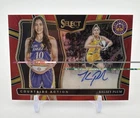 New Listing2025 Panini Select WNBA Kelsey Plum Courtside Action Signatures Red Auto /99